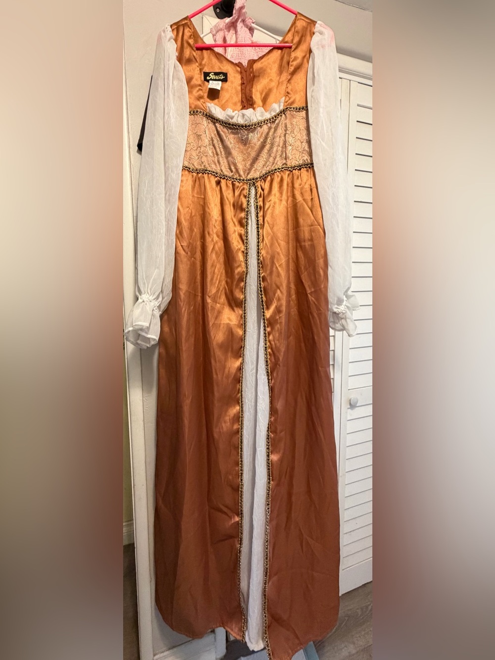 Adult Women’s Golden Maiden Costume & Headpiece Large (10-12)
